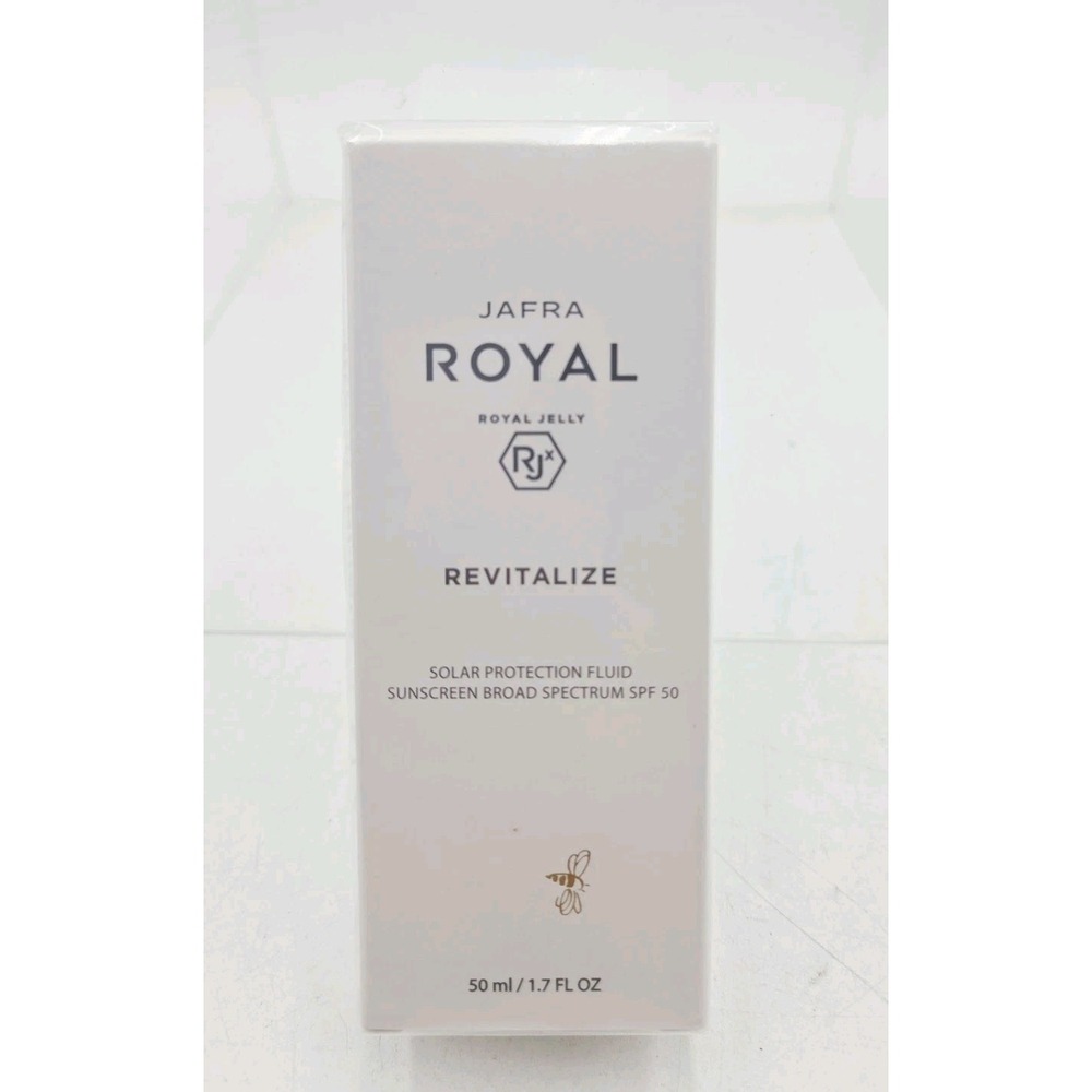 NIB Jafra Royal Jelly Revitalize Solar Protection Fluid 1.7 oz SPF 50